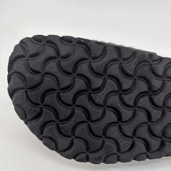 Birkenstock Madrid Birko-Flor Sandals Adjustable Sz US 8 EU 38Black Womens - Picture 11 of 14